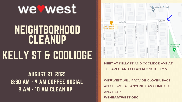 Neighborhood Cleanup: Kelly St & Coolidge